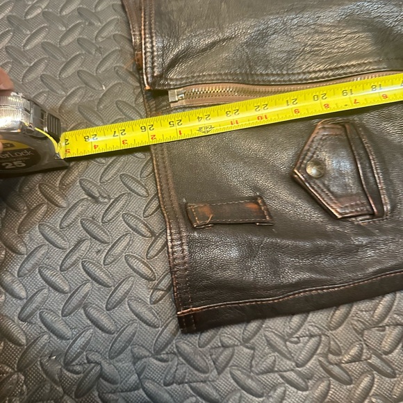 Vera pelle 🇮🇹🇮🇹🇮🇹made in Italy size large distressed, wonderful patina - Picture 9 of 11